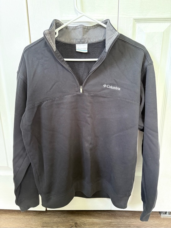 Columbia Tops - Columbia Black Half-Zip Performance Fleece